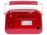 042572 - TREVI RETRO BT PORTABLE RADIO RED - Image 2