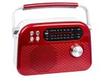 042572 - TREVI RETRO BT PORTABLE RADIO RED - Image 5
