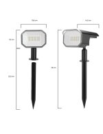 128252 - KSIX SMARTLED SOLAR RGB SPOTLIGHT - Image 2