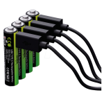 LoopEnergy 4-Pack AAA (lithium) / Cable included
