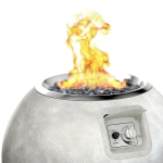 HALOO BALLO GAS FIREPIT POWDER COATED INC OF COVER & FIRE GL - Image 2