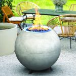 HALOO BALLO GAS FIREPIT POWDER COATED INC OF COVER & FIRE GL - Image 3