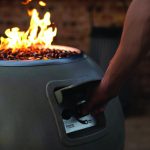 HALOO BALLO GAS FIREPIT POWDER COATED INC OF COVER & FIRE GL - Image 4