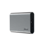 PSD1CS1050S-480-RB PNY Elite USB 3.1 Gen1 Portable SSD, read up to 430MB/s, and write up to 400MB/s, 480GB Silver