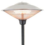012046 - 1500W PEDESTAL PATIO HEATER WITH - Image 2