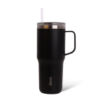 042115 - TRAVEL TUMBLER XL DW SS BLACK 880ML