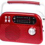 042572 - TREVI RETRO BT PORTABLE RADIO RED